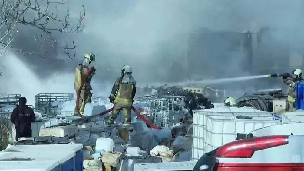 Ankara Emniyet Yenimahalle Yediemin Otoparkında Yangın Çıktı 3