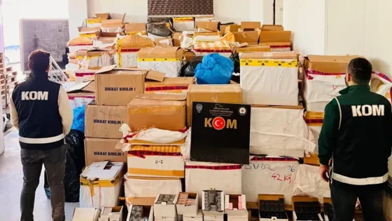 Artvin'de 300 milyonluk kaçak ürünlere yönelik büyük operasyon düzenlendi