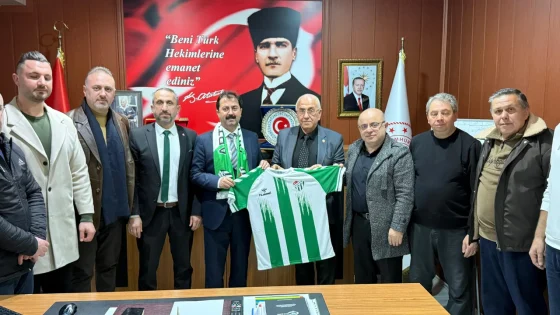 Artvinspor, İl Sağlık Müdürü Arslan'ı Ziyaret Etti