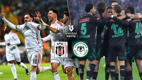 Beşiktaş Konyaspor'u ağırlıyor: Maç öncesi muhtemel 11'ler açıklandı