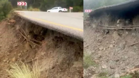 Çıralı'da meydana gelen heyelan yolu tek şeride indirdi, elektrikler kesildi