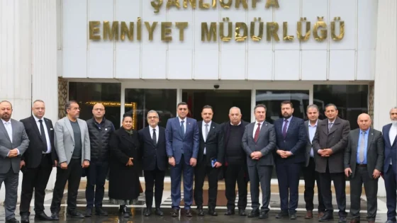 TİMBİR Heyeti Şanlıurfa İl Emniyet Müdürü Atilla Aksoy'u Ziyaret Etti